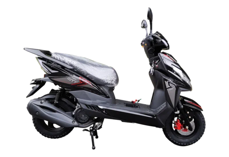 Скутер VENTO CITY 49сс (150) LED фары, сигнализация Черный