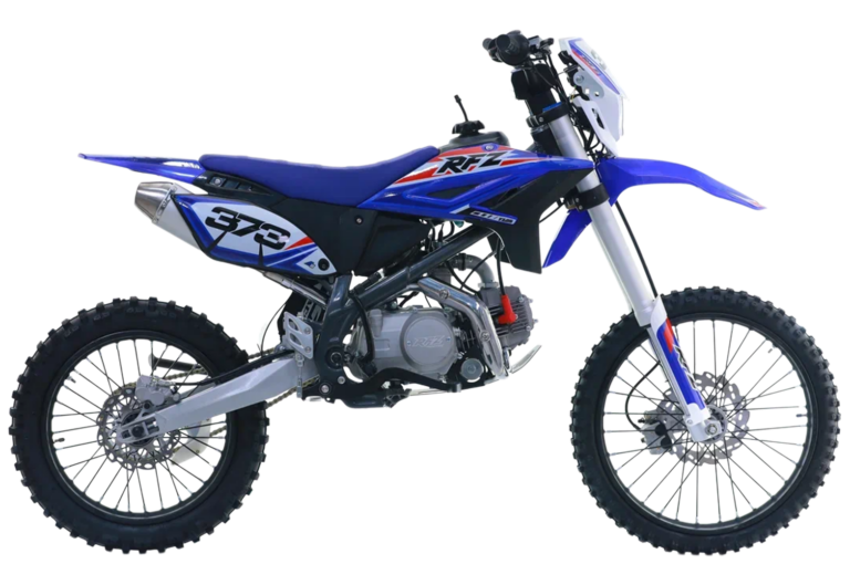 Питбайк Apollo RFZ Y 125LE, 19/16, 2024 г.в. синий (фара, электростартер)