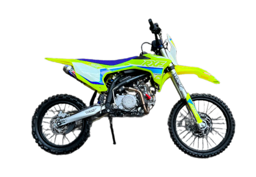 Питбайк Apollo RXF FREERIDE 150X-LE 19х16 Желтый (фара, электростартер)