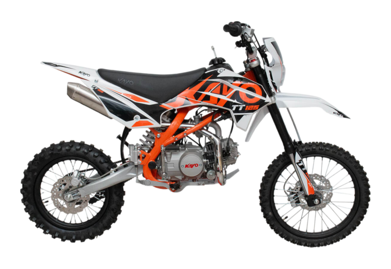 Питбайк KAYO BASIC K125EM 17/14 KRZ (механ. сцепл., эл. стартер 2024 г.)