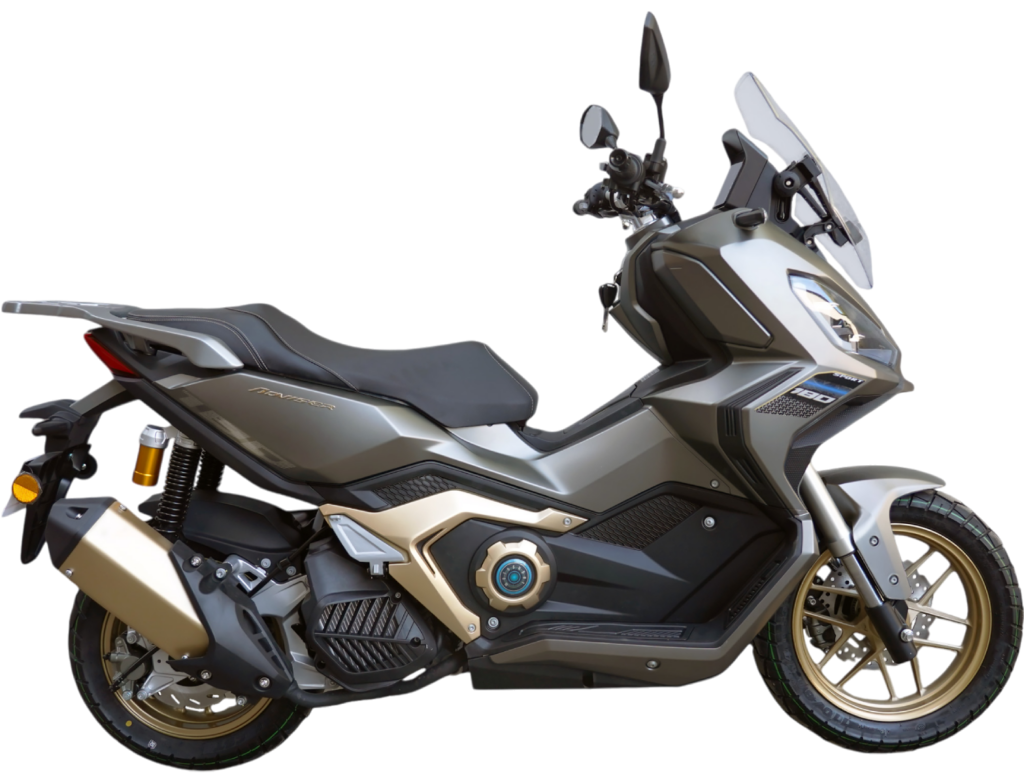 Скутер Motosuper Adviser 180 Light Grey (темно серый)