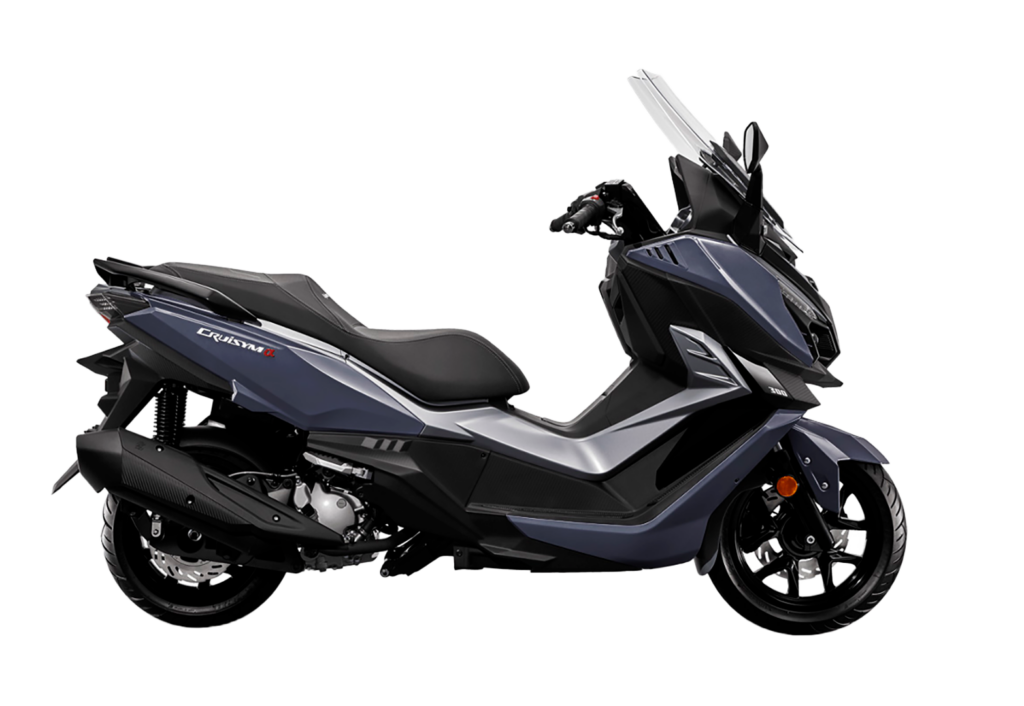 Максискутер SYM CRUiSYM a 300 матовый сине-серый (2)