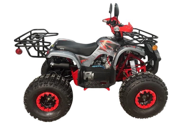 Квадроцикл подростковый VMC 125 (реверс, защита рук, перед. брабан. торм.,/задний дисковый тормоз) (RED) (Без ПСМ)