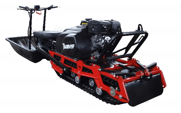 Мотобуксировщик Т500 тягач-толкач с реверсом с двигателем Loncin 420FD черный Россия
